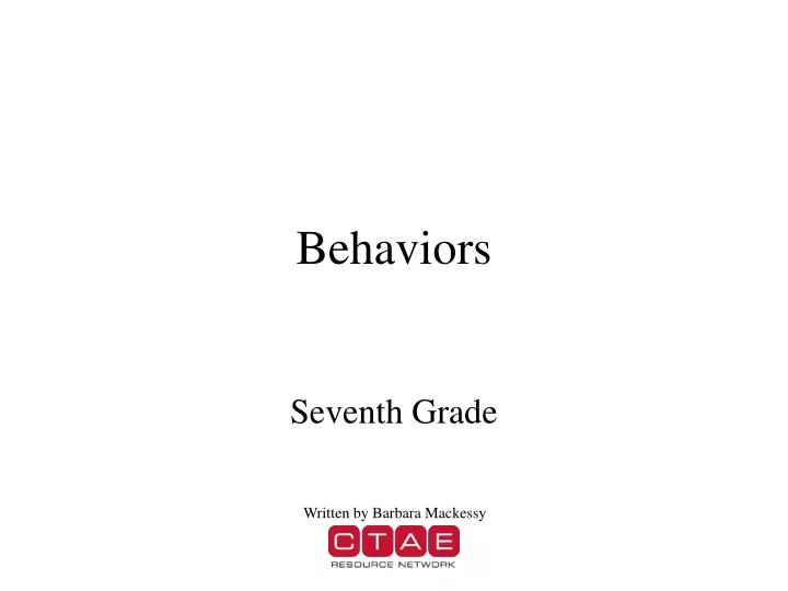 behaviors