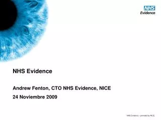 nhs evidence