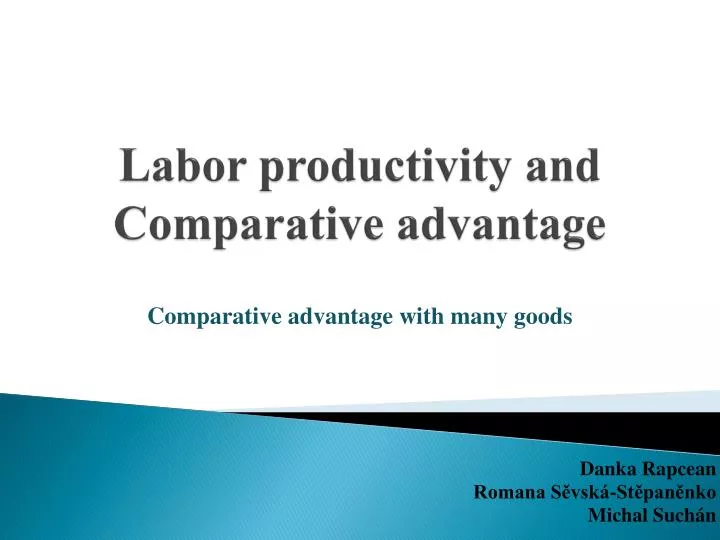labor productivity and comparative advantage