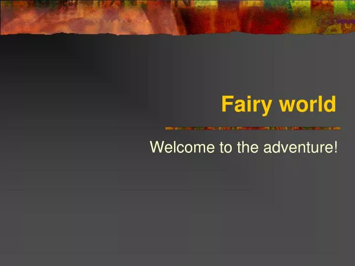 fairy world