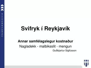 svifryk reykjav k