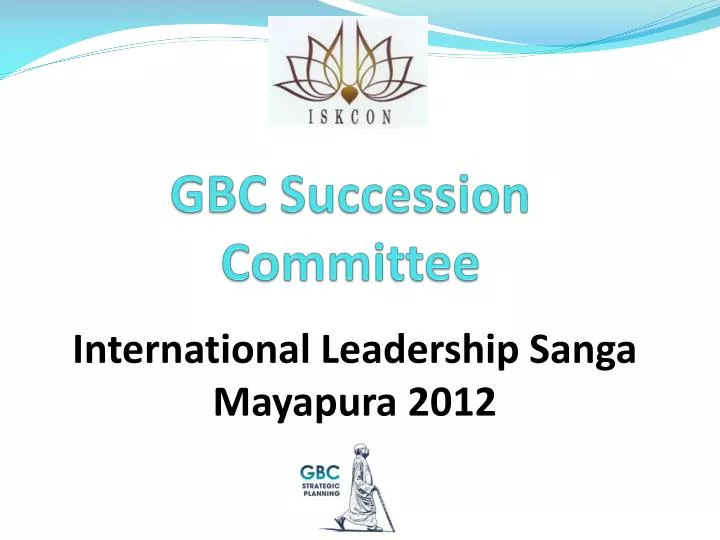 gbc succession committee