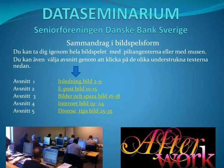 dataseminarium seniorf reningen danske bank sverige