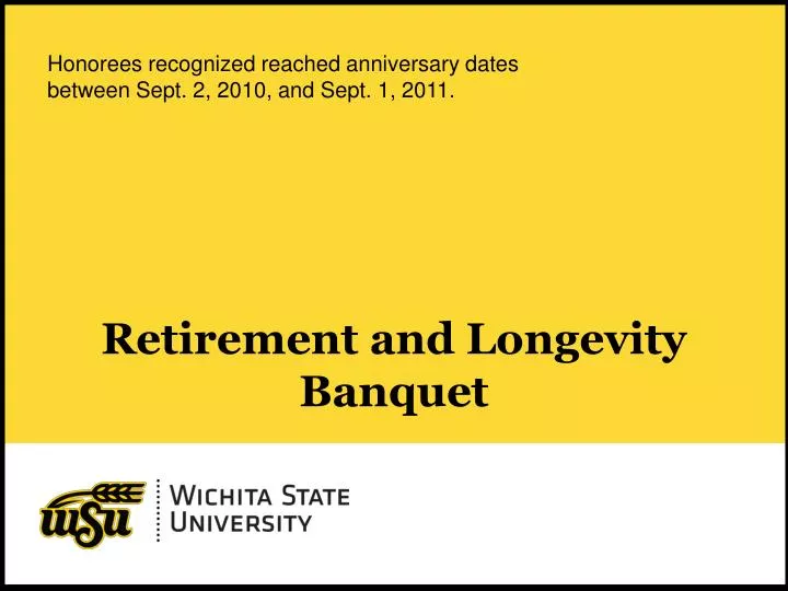 honorees recognized reached anniversary dates between sept 2 2010 and sept 1 2011