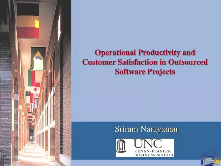 operational productivity and customer satisfaction in outsourced software projects