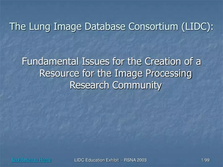 the lung image database consortium lidc