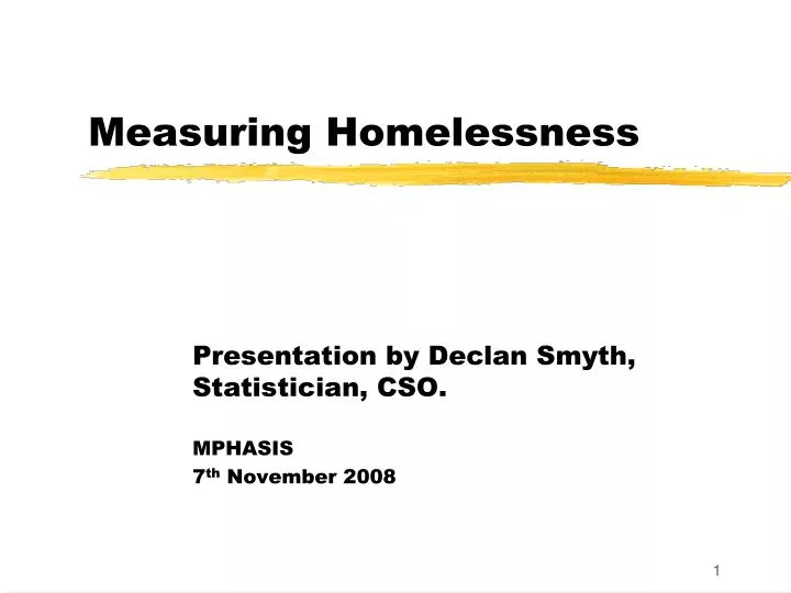 measuring homelessness