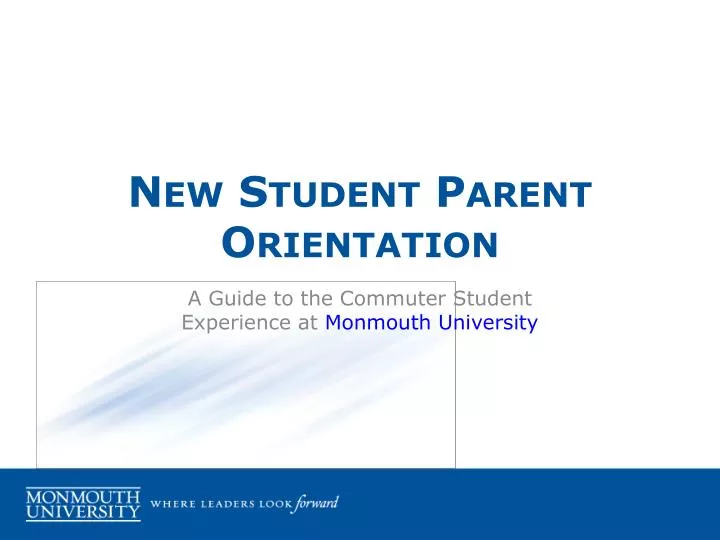 new student parent orientation