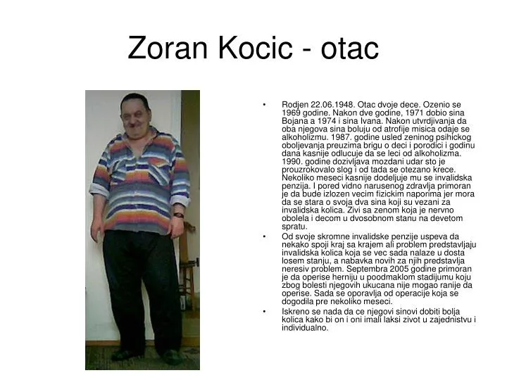 zoran kocic otac