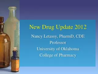 New Drug Update 2012