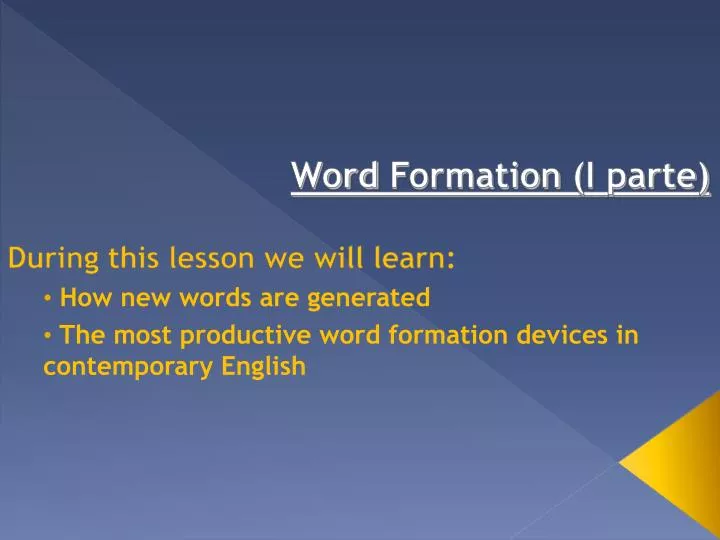 Word Formation in English: All You Need to know