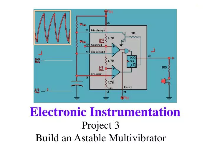 project 3 build an astable multivibrator