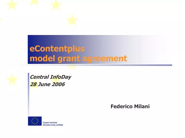 econtentplus model grant agreement