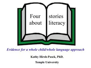 Four stories about literacy