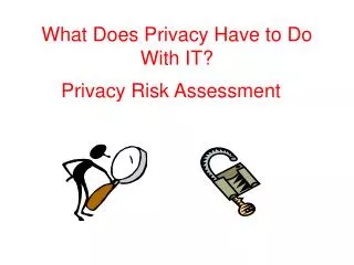 What Does Privacy Have to Do With IT?