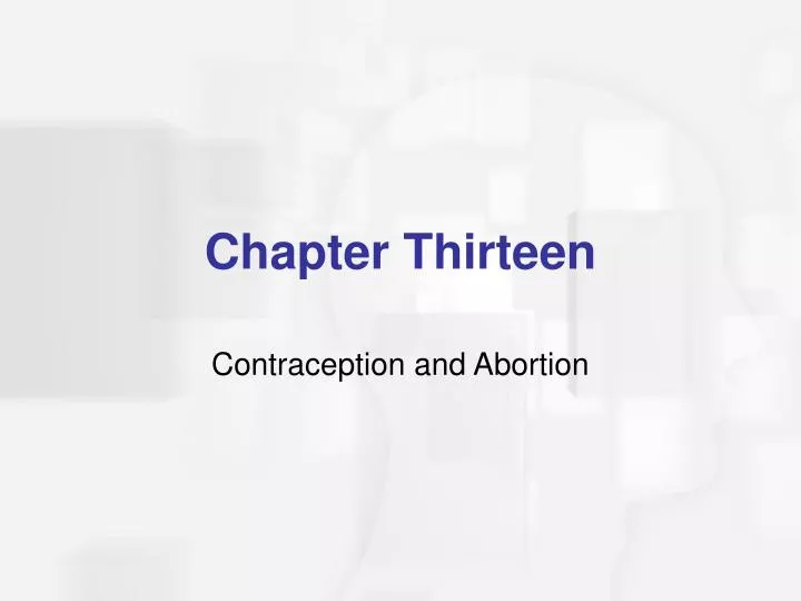 contraception and abortion