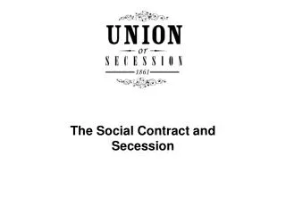 The Social Contract and Secession