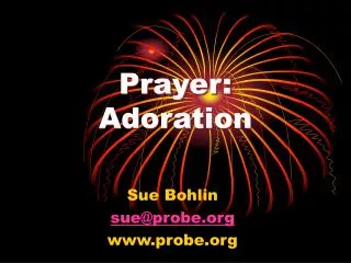 Prayer: Adoration
