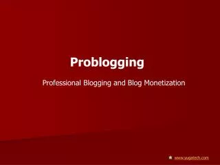 Problogging