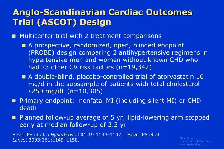 anglo scandinavian cardiac outcomes trial ascot design