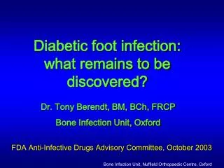 FDA Anti-Infective Drugs Advisory Committee, October 2003