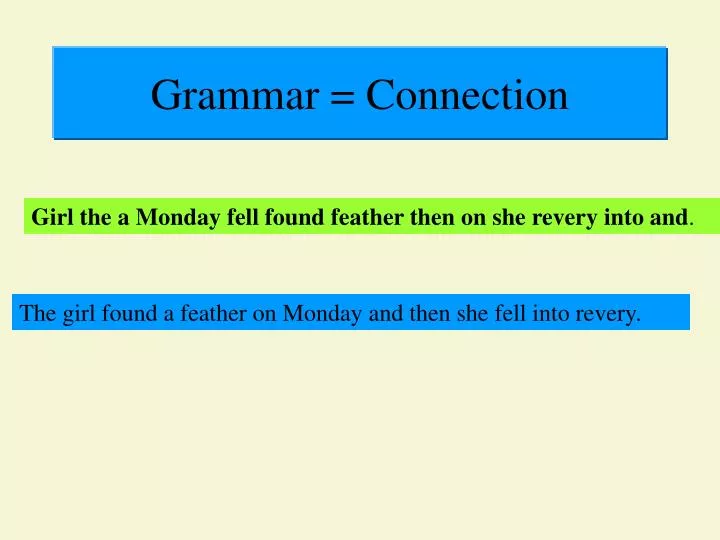 grammar connection