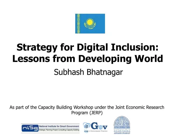 strategy for digital inclusion lessons from developing world