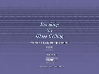 Breaking the Glass Ceiling