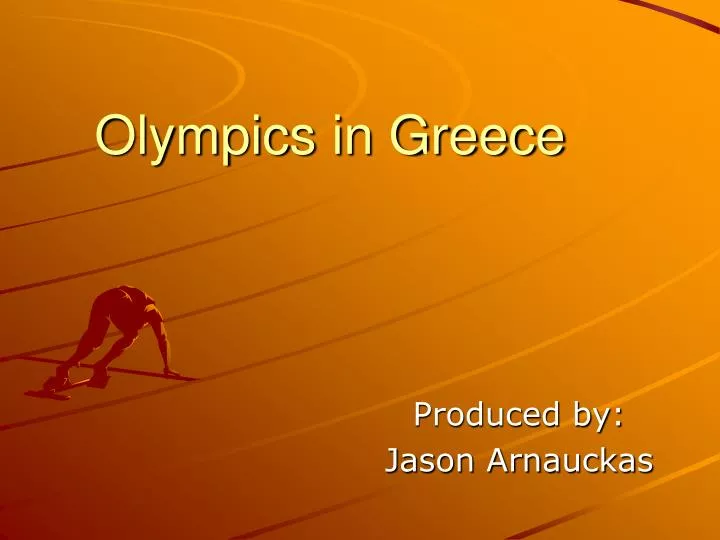 olympics in greece