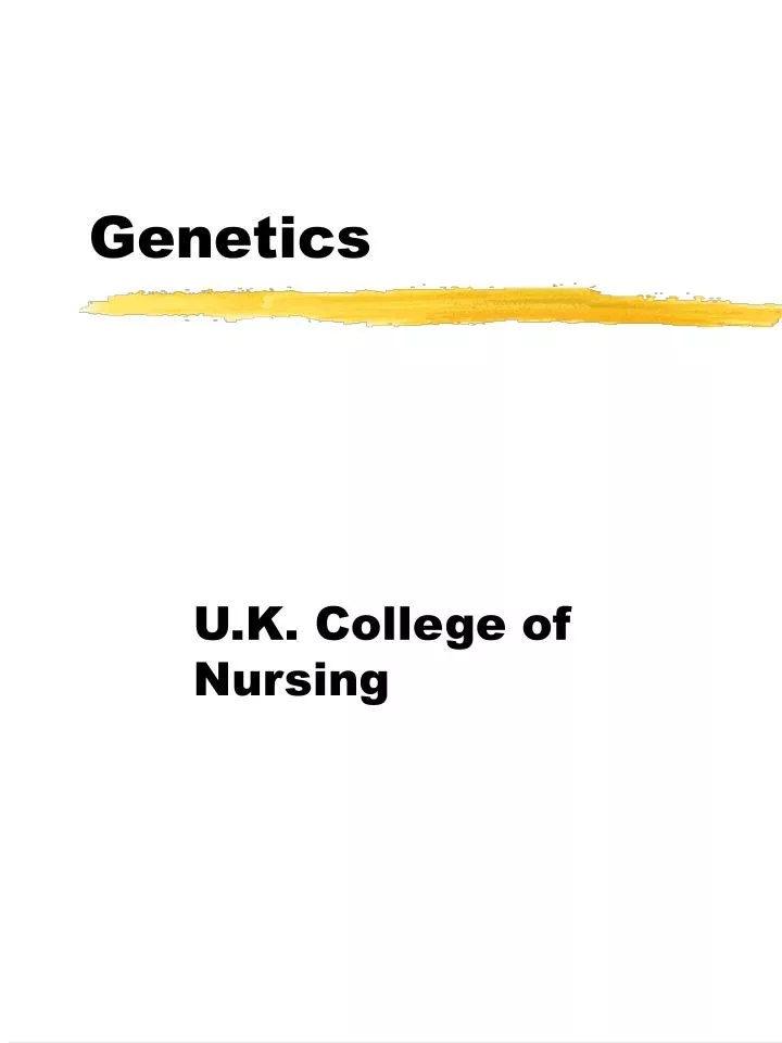 genetics