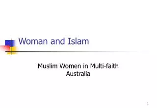 Woman and Islam