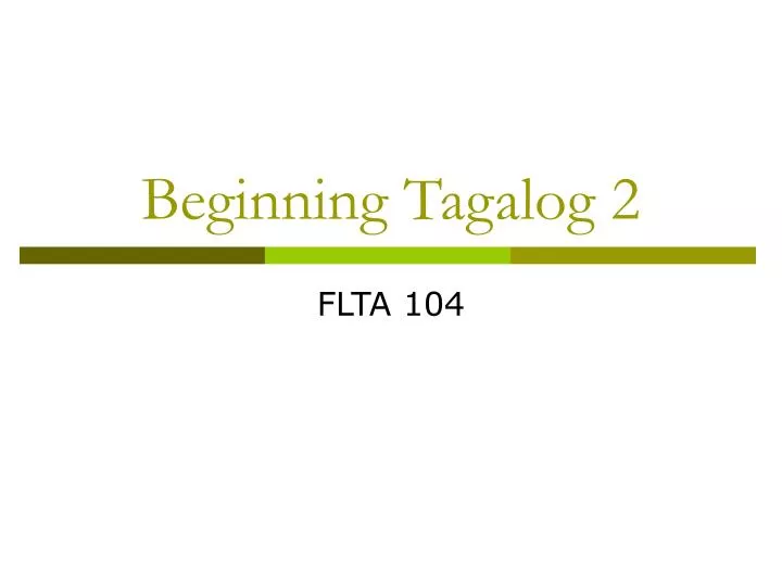 beginning tagalog 2