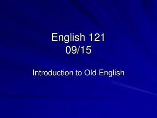 English 121 09/15