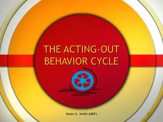 the acting out behavior cycle