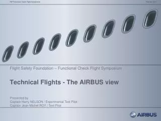 Technical Flights - The AIRBUS view