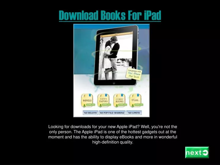 download books for ipad