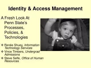 Identity &amp; Access Management