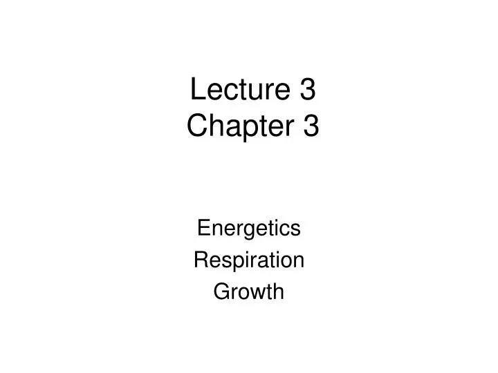 lecture 3 chapter 3