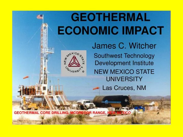 geothermal economic impact