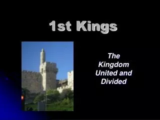 1st Kings