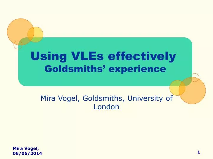 mira vogel goldsmiths university of london