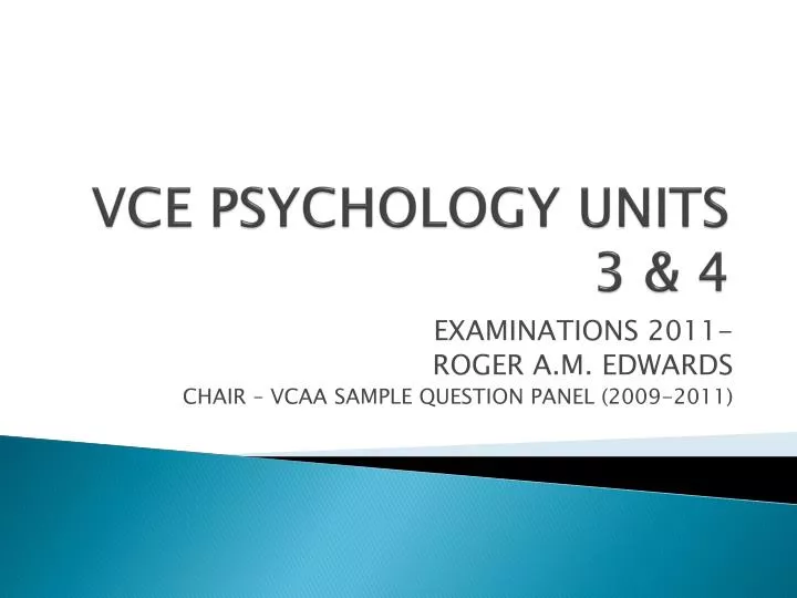 vce psychology units 3 4