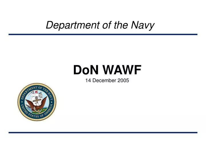 department of the navy