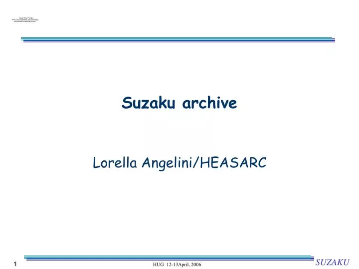 suzaku archive