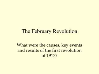 The February Revolution
