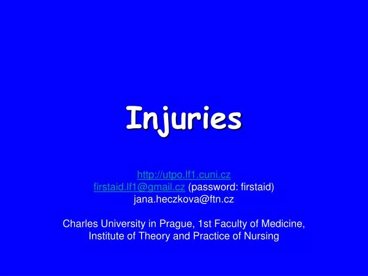 injuries