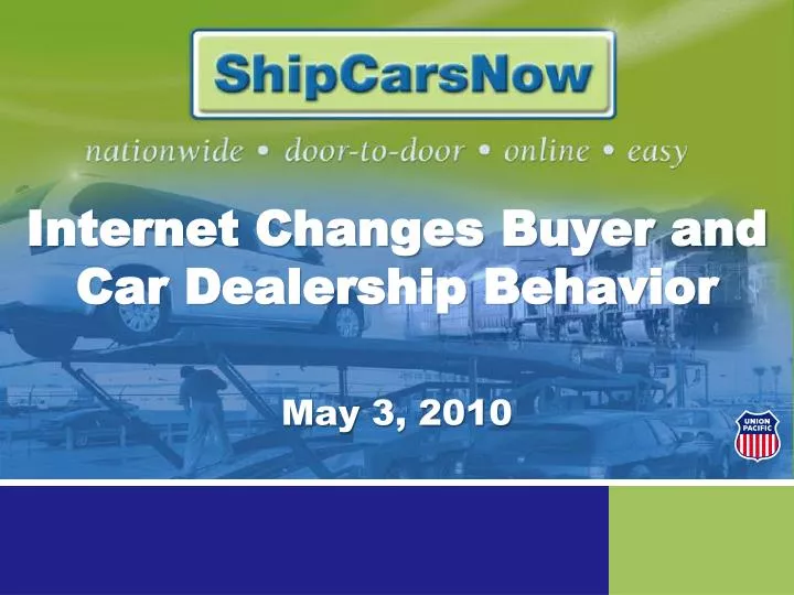 internet changes buyer and car dealership behavior
