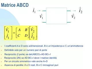 Matrice ABCD