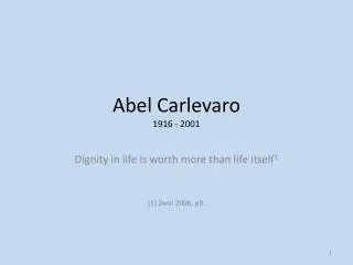 Abel Carlevaro 1916 - 2001
