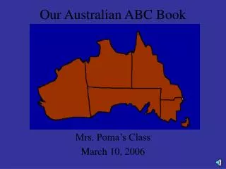 Our Australian ABC Book